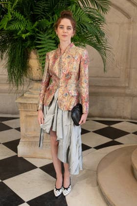 PFW - Christian Dior Photocall Valentina Romani attending the Christian Dior Haute Couture Fall Winter 2026 2027 show as part of Paris Fashion Week in Paris, France on July 06, 2025. Photo by Laurent Zabulon ABACAPRESS.COM Paris  Copyright: xZabulonxLaurent ABACAx