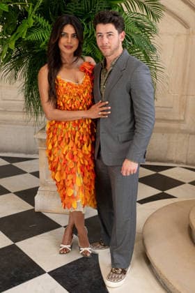 PFW - Christian Dior Photocall Priyanka Chopra and Nick Jonas attending the Christian Dior Haute Couture Fall Winter 2026 2027 show as part of Paris Fashion Week in Paris, France on July 06, 2025. Photo by Laurent Zabulon ABACAPRESS.COM Paris  Copyright: xZabulonxLaurent ABACAx