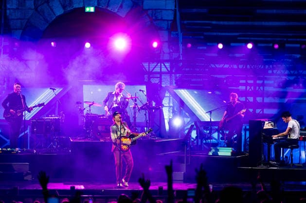 Music Concert - The Lumineers - Automatic World Tour Wesley Keith Schultz of The Lumineers performs on stage for they Automatic World Tour 2026 at Arena di Verona, on July 6, 2026, Verona, Italy. Verona Arena di Verona Italy Copyright: xRobertoxTommasinix xLiveMediax LPM_2555521