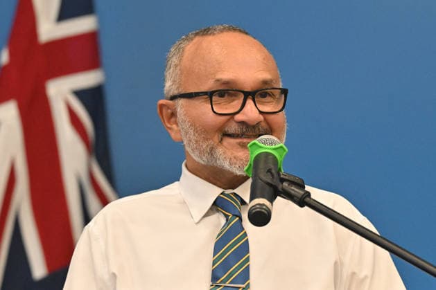 ANTHONY ALBANESE PACIFIC ISLANDS VISIT, Solomon Islands Prime Minister Matthew Wale at a press conference in Honiara, Solomon Islands, Tuesday, July 7, 2026. ( NO ARCHIVING HONIARA SOLOMON ISLANDS  Copyright: xMICKxTSIKASx 20260707146322650774
