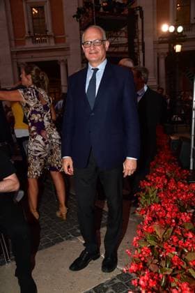 IPA86455705 - Rome, Piazza del Campidoglio: Nicola Piovani’s Tribute Concert to Ennio Morricone. Pictured: Roberto Gualtieri  Copyright: xVincenzoxLandix xVincenzoxLandix 86455705