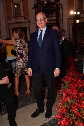 IPA86455701 - Rome, Piazza del Campidoglio: Nicola Piovani’s Tribute Concert to Ennio Morricone. Pictured: Roberto Gualtieri  Copyright: xVincenzoxLandix xVincenzoxLandix 86455701