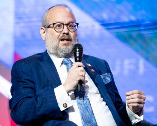 July 6, 2026, National Harbor, Maryland, USA: Ambassador Rabbi YEHUDA KAPLOUN, U.S. Special Envoy to Monitor and Combat Antisemitism, speaking at the 2026 Christians United for Israel (CUFI) Washington Summit at the Gaylord National Resort & Convention Center in National Harbor, Maryland. National Harbor USA  - ZUMAb161 20260706_aap_b161_002 Copyright: xMichaelxBrochsteinx