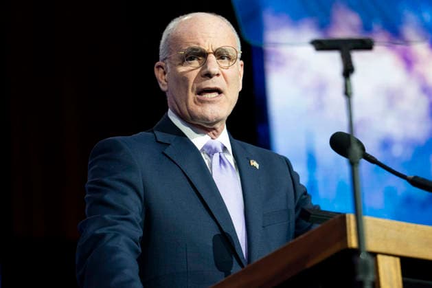 July 6, 2026, National Harbor, Maryland, USA: Dr. YECHIEL LEITER, Ambassador of Israel to the United States, speaking at the 2026 Christians United for Israel (CUFI) Washington Summit at the Gaylord National Resort & Convention Center in National Harbor, Maryland. National Harbor USA  - ZUMAb161 20260706_aap_b161_008 Copyright: xMichaelxBrochsteinx