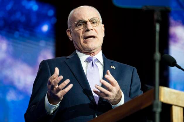 July 6, 2026, National Harbor, Maryland, USA: Dr. YECHIEL LEITER, Ambassador of Israel to the United States, speaking at the 2026 Christians United for Israel (CUFI) Washington Summit at the Gaylord National Resort & Convention Center in National Harbor, Maryland. National Harbor USA  - ZUMAb161 20260706_aap_b161_009 Copyright: xMichaelxBrochsteinx