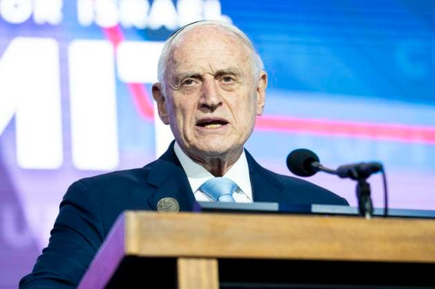 July 6, 2026, National Harbor, Maryland, USA: MALCOLM HOENLEIN, Vice Chair of the Conference of Presidents of Major American Jewish Organizations, speaking at the 2026 Christians United for Israel (CUFI) Washington Summit at the Gaylord National Resort & Convention Center in National Harbor, Maryland. National Harbor USA - ZUMAb161 20260706_aap_b161_013 Copyright: xMichaelxBrochsteinx