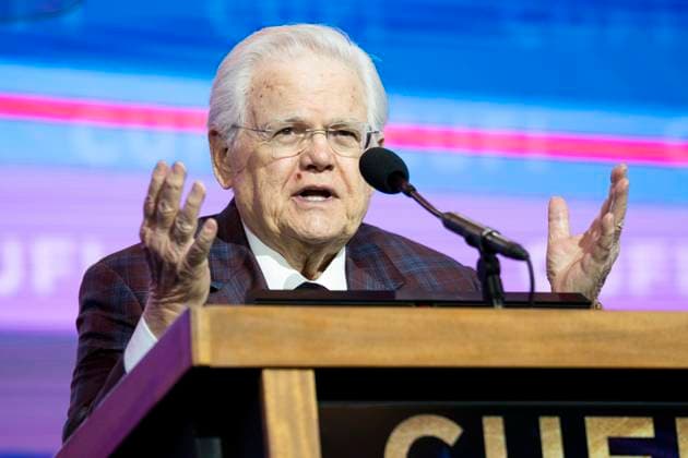 July 6, 2026, National Harbor, Maryland, USA: Pastor JOHN HAGEE, Founder and Chairman,Christians United for Israel (CUFI), speaking at the 2026 Christians United for Israel (CUFI) Washington Summit at the Gaylord National Resort & Convention Center in National Harbor, Maryland. National Harbor USA  - ZUMAb161 20260706_aap_b161_037 Copyright: xMichaelxBrochsteinx