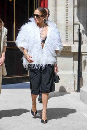 Jennifer Lopez Leaving The Hotel La Reserve - Paris JLO, Jennifer Lopez is seen leaving the Hotel La Reserve as part of Paris Fashion Week in Paris, France on July 7, 2026. Photo by Florian Poitout ABACAPRESS.COM Paris France  Copyright: xPoitoutxFlorian ABACAx