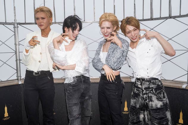 July 6, 2026, New York, New York, USA: XLOV members HYUN, RUI, WUMUTI and HARU visit the Empire State Building in New York to celebrate their first visit to the US as a group. 6 July 2026 New York USA  - ZUMAa265 20260706_zep_a265_017 Copyright: xEricxAcquayex
