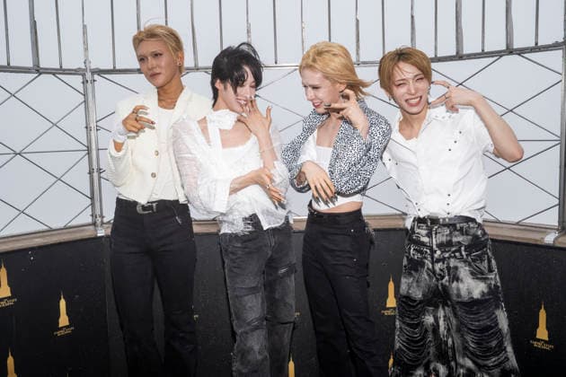 July 6, 2026, New York, New York, USA: XLOV members HYUN, RUI, WUMUTI and HARU visit the Empire State Building in New York to celebrate their first visit to the US as a group. 6 July 2026 New York USA  - ZUMAa265 20260706_zep_a265_019 Copyright: xEricxAcquayex