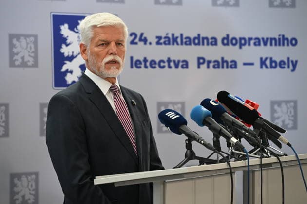 Czech President Petr Pavel gives a press briefing on departure for NATO summit in Ankara, on July 7, 2026, in Prague, Czech Republic. (CTKxPhoto KaterinaxSulova) CTKPhotoP2026070702572  CTKPhotoP2026070702572