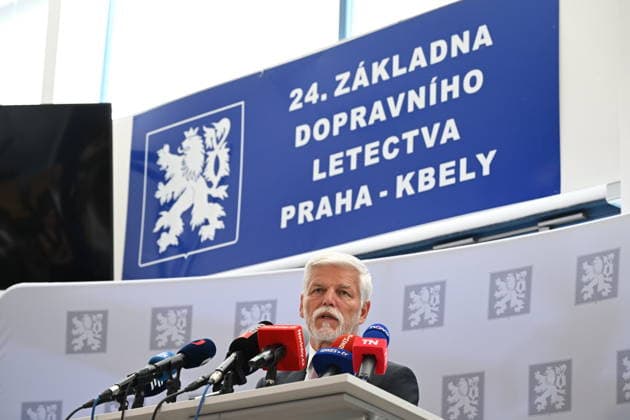 Czech President Petr Pavel gives a press briefing on departure for NATO summit in Ankara, on July 7, 2026, in Prague, Czech Republic. (CTKxPhoto KaterinaxSulova) CTKPhotoP2026070702609  CTKPhotoP2026070702609