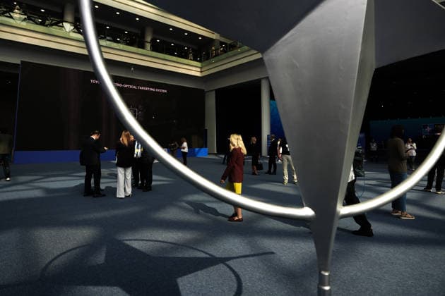 NATO Heads of State and Government Summit in Ankara ANKARA, TURKIYE - JULY 7: An interior view of ATO Congresium where the 36th NATO Heads of State and Government Summit will be held in Ankara, Turkiye, on July 7, 2026. The high-level international event hosted by Turkiye will bring together the heads of state and government from all 32 NATO member nations. Alongside world leaders, thousands of diplomats, journalists, and invited guests will be hosted in the capital city throughout the summit, with a significant portion of the official programs scheduled to take place inside this venue. Dilara Irem Sancar Anadolu Ankara Turkey. Editorial use only. Please get in touch for any other usage.  Copyright: x2026xAnadoluxDilaraxIremxSancarx
