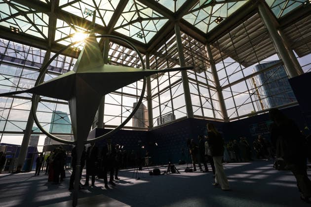 NATO Heads of State and Government Summit in Ankara ANKARA, TURKIYE - JULY 7: An interior view of ATO Congresium where the 36th NATO Heads of State and Government Summit will be held in Ankara, Turkiye, on July 7, 2026. The high-level international event hosted by Turkiye will bring together the heads of state and government from all 32 NATO member nations. Alongside world leaders, thousands of diplomats, journalists, and invited guests will be hosted in the capital city throughout the summit, with a significant portion of the official programs scheduled to take place inside this venue. Dilara Irem Sancar Anadolu Ankara Turkey. Editorial use only. Please get in touch for any other usage.  Copyright: x2026xAnadoluxDilaraxIremxSancarx
