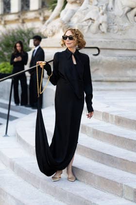 Paris Fashion Week: Arrival at the July 6 Fashion Shows Celebrities arriving at the Schiaparelli show during Paris Fashion Week 457971 2026 07 06 France Berenson, Marisa  Copyright: xIvankaxVoisinx xStarfacex STAR_457971_024