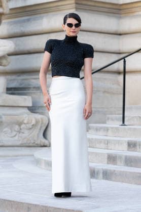 Paris Fashion Week: Arrival at the July 6 Fashion Shows Celebrities arriving at the Schiaparelli show during Paris Fashion Week 457971 2026 07 06 France Japy, Joséphine  Copyright: xIvankaxVoisinx xStarfacex STAR_457971_037