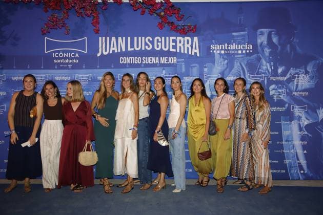 Photocall for Juan Luis Guerra concert during the Iconica Santa Lucia Sevilla Fest in Plaza de Espana, Seville, Spain. July 5, 2026 Rostros conocidos en el photocall del concierto de Juan Luis Guerra durante el Iconica Santa Lucia Sevilla Fest en la Plaza de Espala de Sevilla, Espana. 5 de Julio de 2026 66 LS Cordon press Cordon Press 