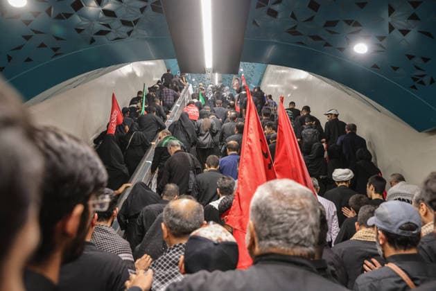 Ayatollah Ali Khamenei Mourners Massive crowds flooded the streets of Tehran stretching from Azadi Square as millions participated in the state funeral procession for the late Supreme Leader Ayatollah Ali Khamenei. Mourners accompanied the flag-draped coffins, calling for justice and revenge following the February 28 strikes  Copyright: xJackxHillx NINTCHDBPICT001093587615