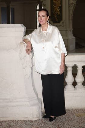Chanel Fall Winter 2026 2027 Haute Couture photocall Carole Bouquet Photocall Chanel Haute Couture automne-hiver 2026 2027 au Grand Palais Ã Paris, le 7 juillet 2026. Chanel Fall Winter 2026 2027 Haute Couture photocall at the Grand Palais in Paris on July 7, 2026.  Copyright: xFabricexChasseryx