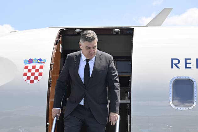 NATO Heads of State and Government Summit in Ankara ANKARA, TURKIYE - JULY 7: Croatian President Zoran Milanovic arrives at Esenboga Airport to attend the 36th NATO Heads of State and Government Summit, in Ankara, Turkiye on July 7, 2026. Ismail Kaplan Anadolu Ankara Turkey. Editorial use only. Please get in touch for any other usage.  Copyright: x2026xAnadoluxIsmailxKaplanx