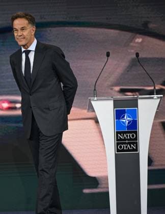 NATO Heads of State and Government Summit in Ankara ANKARA, TURKIYE - JULY 7: NATO Secretary General Mark Rutte speaks during the Defence Industry Forum, which opened the 36th NATO Heads of State and Government Summit in Ankara, Turkiye, on July 7, 2026. Ismail Aslandag Anadolu Ankara Turkey. Editorial use only. Please get in touch for any other usage.  Copyright: x2026xAnadoluxIsmailxAslandagx