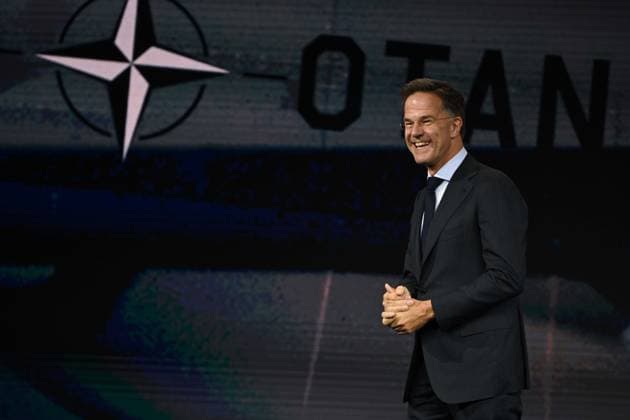 NATO Heads of State and Government Summit in Ankara ANKARA, TURKIYE - JULY 7: NATO Secretary General Mark Rutte speaks during the Defence Industry Forum, which opened the 36th NATO Heads of State and Government Summit in Ankara, Turkiye, on July 7, 2026. Ismail Aslandag Anadolu Ankara Turkey. Editorial use only. Please get in touch for any other usage.  Copyright: x2026xAnadoluxIsmailxAslandagx