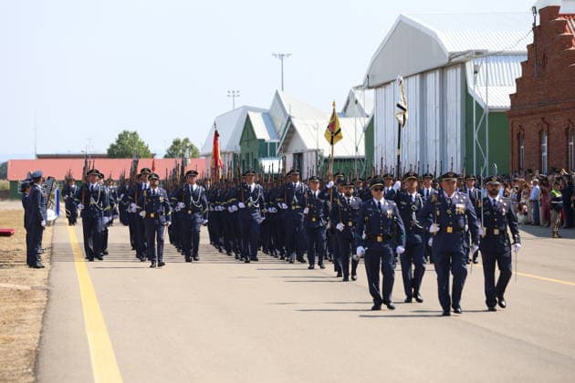 The King Presents the Royal Commissions at the Basic Air and Space Academy King Felipe VI during the presentation of the Royal Commissions to the new sergeants of the Air and Space Force, at the Air and Space Basic Academy (ABA), on July 7, 2026, in León, Castile and León, Spain. The mission of the Air and Space Basic Academy (ABA) is to educate its cadets in the constitutional principles and the nature of the Armed Forces, as well as to provide them with professional training and equip them to continually adapt their knowledge to advances in science and technology in order to fulfill the objectives assigned to the Air and Space Force. JULY 7, 2026, Spain  Copyright: xFernandoxOterox 7651191