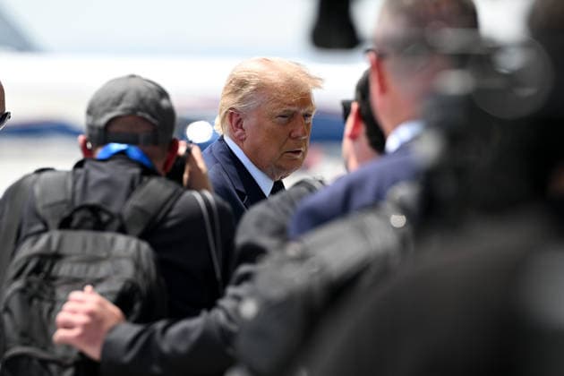 US President Donald Trump in Ankara ANKARA, TURKIYE - JULY 07: Turkish President Recep Tayyip Erdogan welcomes US President Donald Trump, who is paying an official visit to Turkiye ahead of the 36th NATO Heads of State and Government Summit, at Ankara Airport in Ankara, Turkiye, on July 07, 2026. Abdullah Guclu Anadolu Ankara Turkey. Editorial use only. Please get in touch for any other usage.  Copyright: x2026xAnadoluxAbdullahxGuclux