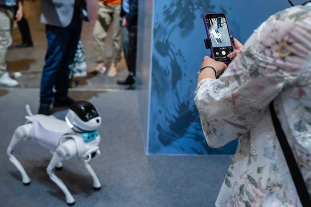 World Summit on Artificial Intelligence Jean Marc Ferré MAXPPP Geneva July 7, 2026 Embodied Intelligence AI Pet on display during the World Summit on Artificial Intelligence at Palexpo in Geneva on July 7, 2026 Photo by Jean Marc Ferré MAXPPP Geneva, Geneva, Switzerland  Copyright: xMAXPPPxJeanxMarcxFerréx FRR202607077880 FRR202607077880