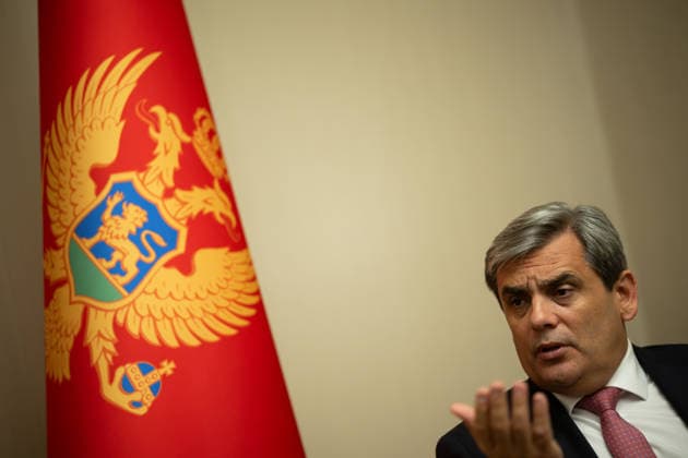 Montenegrin Foreign Minister Ervin Ibrahimovic evaluates Ankara NATO Summit and defense relations with Turkiye ANKARA, TURKIYE - JULY 7: Minister of Foreign Affairs of Montenegro Ervin Ibrahimovic speaks during an exclusive interview as he evaluates the upcoming NATO Summit and bilateral defense relations between Montenegro and Turkiye, in Ankara, Turkiye on July 7, 2026. Akin Celiktas Anadolu Ankara Turkey. Editorial use only. Please get in touch for any other usage.  Copyright: x2026xAnadoluxAkinxCeliktasx