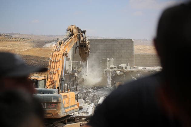 Israeli authorities demolish homes in Yatta south of Hebron Palestinians inspect demolished homes after Israeli authorities carried out demolition operations in the Yatta area, south of Hebron, in the occupied West Bank, on July 7, 2026. According to local sources, several homes were demolished on the grounds of lacking building permits, leaving a number of families displaced and causing damage to property. Photo by Mamoun Wazwaz apaimages Hebron West Bank Palestinian Territory 070726_Hebron_MW_00(36) Copyright: xapaimagesxMamounxWazwazx xapaimagesx