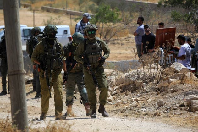 Israeli authorities demolish homes in Yatta south of Hebron Palestinians inspect demolished homes after Israeli authorities carried out demolition operations in the Yatta area, south of Hebron, in the occupied West Bank, on July 7, 2026. According to local sources, several homes were demolished on the grounds of lacking building permits, leaving a number of families displaced and causing damage to property. Photo by Mamoun Wazwaz apaimages Hebron West Bank Palestinian Territory 070726_Hebron_MW_00(25) Copyright: xapaimagesxMamounxWazwazx xapaimagesx