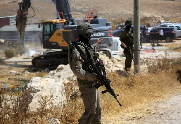 Israeli authorities demolish homes in Yatta south of Hebron Palestinians inspect demolished homes after Israeli authorities carried out demolition operations in the Yatta area, south of Hebron, in the occupied West Bank, on July 7, 2026. According to local sources, several homes were demolished on the grounds of lacking building permits, leaving a number of families displaced and causing damage to property. Photo by Mamoun Wazwaz apaimages Hebron West Bank Palestinian Territory 070726_Hebron_MW_00(26) Copyright: xapaimagesxMamounxWazwazx xapaimagesx