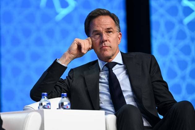 NATO Ankara Summit opens with Defense Industry Forum ANKARA, TURKIYE - JULY 07: NATO Secretary General Mark Rutte delivers remarks at the Defense Industry Forum, held as part of the 36th NATO Heads of State and Government Summit in Ankara, Turkiye, on July 07, 2026. The forum focuses on transatlantic defense production and related investments. Ismail Aslandag Anadolu Ankara Turkey. Editorial use only. Please get in touch for any other usage.  Copyright: x2026xAnadoluxIsmailxAslandagx