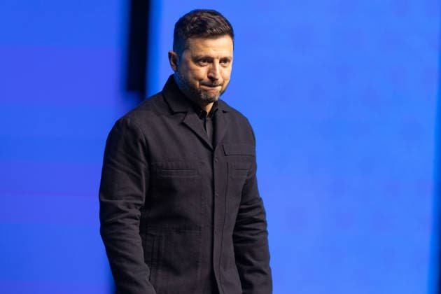 July 7, 2026, Ankara, Turkey: Ukrainian President Volodymyr Zelenskyy arrives at the NATO Defence Industry Forum. Ankara Turkey - ZUMAl194 20260707_zip_l194_012 Copyright: xMarekxLadzinskix