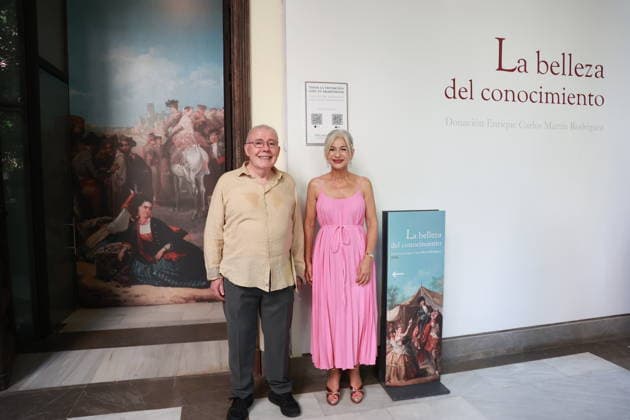 Del Pozo Opens the Exhibition The Beauty of Knowledge at the Museum of Fine Arts in Seville The acting Regional Minister of Culture and Sports, Patricia del Pozo, alongside donor Enrique Carlos Martín during the opening of the exhibition The Beauty of Knowledge July 7, 2026, in Seville, Andalusia, Spain The acting Regional Minister of Culture and Sports, Patricia del Pozo, has inaugurated the exhibition The Beauty of Knowledge at the Seville Museum of Fine Arts, which brings together twelve works donated by art historian Enrique Carlos Martín Rodríguez, including Flemish paintings from the 16th and 17th centuries, and carved religious images from Seville and Granada. The exhibition will be open to the public from July 7, 2026, to Oct  Copyright: xRocioxRuzx 7651497