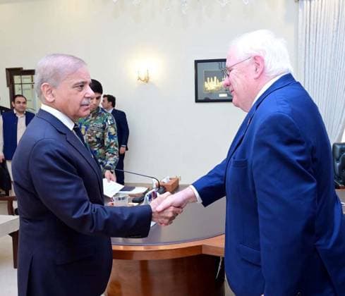July 7, 2026, Pakistan: Prime Minister Muhammad Shehbaz Sharif Meets with Polio Oversight Board Delegation in Islamabad Pakistan  - ZUMAas3_ 20260707_zaf_as3_017 Copyright: xPPIx