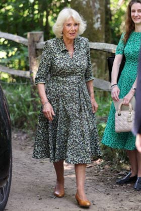 Queen Camilla Commemorates 100 Years Of Winnie The Pooh HARTFIELD, ENGLAND - JULY 07: Queen Camilla during her visit to Ashdown Forest to commemorate 100 Years of Winnie-the-Pooh at Ashdown Forest on July 07, 2026 in Hartfield, England. Ashdown Forest was the inspiration for the Hundred Acre Wood in A.A. Milne s classic Winnie-the-Pooh children s books. The Queen visited the forest in her role as patron of the Royal Literary Fund., Credit:Chris Jackson PA ROTA - B68 Avalon United Kingdom, England, Hartfield, Ashdown Forest  Copyright: xChrisxJacksonx xPAxROTAx-xB68x xAvalonx 1115013544