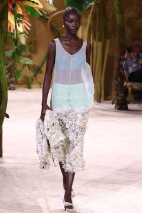 PFW Haute Couture Chanel Runway JD A model walks the runway at the Chanel show during Haute Couture Fashion Week in Paris, France, on 7 July 2026. Photo by Jerome Dominé ABACAPRESS.COM Paris France  Copyright: xDominexJerome ABACAx