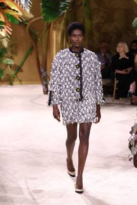 PFW Haute Couture Chanel Runway JD A model walks the runway at the Chanel show during Haute Couture Fashion Week in Paris, France, on 7 July 2026. Photo by Jerome Dominé ABACAPRESS.COM Paris France  Copyright: xDominexJerome ABACAx