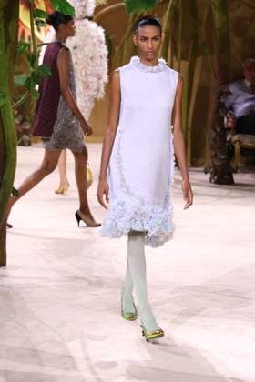 PFW Haute Couture Chanel Runway JD A model walks the runway at the Chanel show during Haute Couture Fashion Week in Paris, France, on 7 July 2026. Photo by Jerome Dominé ABACAPRESS.COM Paris France  Copyright: xDominexJerome ABACAx