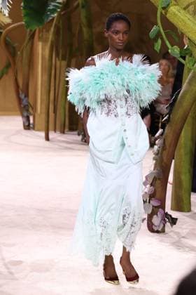 PFW Haute Couture Chanel Runway JD A model walks the runway at the Chanel show during Haute Couture Fashion Week in Paris, France, on 7 July 2026. Photo by Jerome Dominé ABACAPRESS.COM Paris France  Copyright: xDominexJerome ABACAx