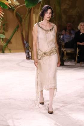 PFW Haute Couture Chanel Runway JD A model walks the runway at the Chanel show during Haute Couture Fashion Week in Paris, France, on 7 July 2026. Photo by Jerome Dominé ABACAPRESS.COM Paris France  Copyright: xDominexJerome ABACAx