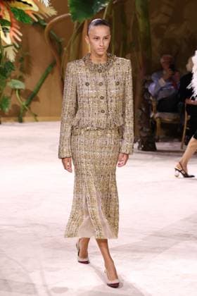 PFW Haute Couture Chanel Runway JD A model walks the runway at the Chanel show during Haute Couture Fashion Week in Paris, France, on 7 July 2026. Photo by Jerome Dominé ABACAPRESS.COM Paris France  Copyright: xDominexJerome ABACAx