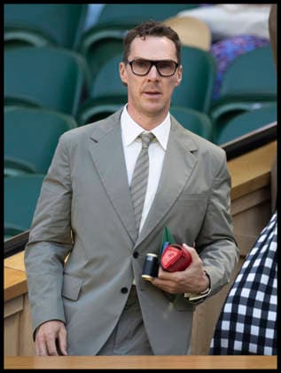 . 07 07 2026. London, United Kingdom. Benedict Cumberbatch arriving in the Royal Box on day nine of the Wimbledon Tennis Championships in London.  xStephenxLockx xi-Imagesx IIM-26890-0033