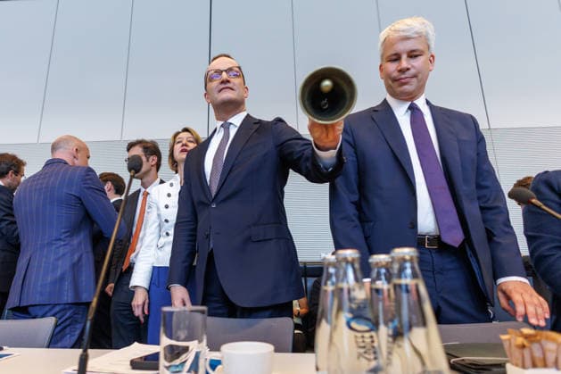 Fraktionssitzung CDU CSU Jens Spahn (CDU), Fraktionsvorsitzender, bei einer Fraktionssitzung am 07.07.2026 in Berlin. Berlin Berlin Deutschland Bundestag *** CDU CSU Caucus Meeting: Jens Spahn (CDU), caucus chair, at a caucus meeting on July 7, 2026, in Berlin, Berlin, Berlin, Germany, Bundestag