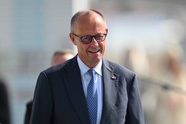 German Chancellor Friedrich Merz arrives Ankara for 36th NATO Summit ANKARA, TURKIYE - JULY 7: German Chancellor Friedrich Merz arrives at Ankara Airport for the 36th NATO Summit in Ankara, Turkiye on July 7, 2026. Muhammed Abdullah Kurtar Anadolu Ankara Turkey. Editorial use only. Please get in touch for any other usage.  Copyright: x2026xAnadoluxMuhammedxAbdullahxKurtarx