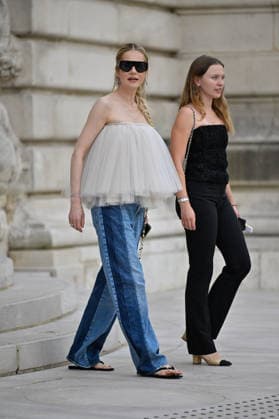 PFW Haute Couture Chanel Outside Arrivals JR Christine Würfel–Stauss arriving at the Chanel show during Haute Couture Fashion Week in Paris, France, on 7 July 2026. Photo by Julien Reynaud APS-Medias ABACAPRESS.COM Paris France  Copyright: xReynaudxJulien APS-Medias ABACAx