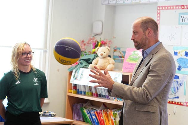 . 07 07 2026. London, United Kingdom. Prince William during a visit at The London Welsh School in London.  xPoolx xi-Imagesx IIM-26892-0016