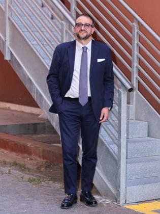 IPA86474500 - Rome, at the Rai Teulada headquarters, presentation of La partita del cuore 2026. Pictured: Pierluigi Biondi, mayor of L Aquila  Copyright: xMarcoxProvvisionatox xMarcoxProvvisionatox 86474500